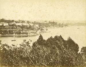 View from Darling Pt across Rushcutters Bay to Elizabeth Bay