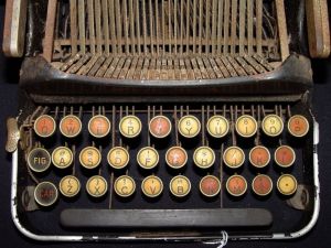 old typewriter