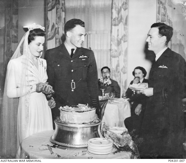 Unknown wedding couple